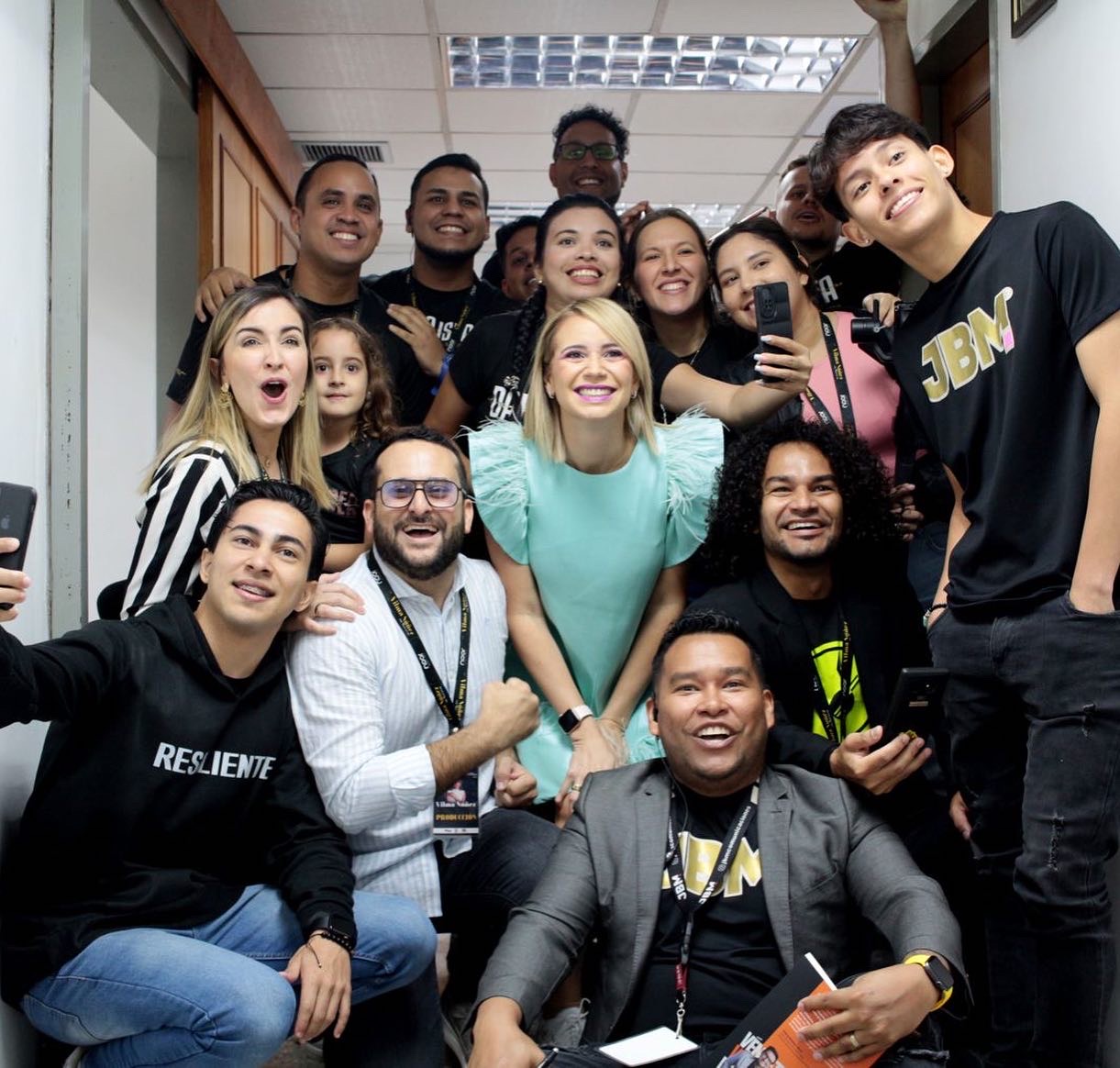Juan Balza con el equipo JBM Comunicaciones