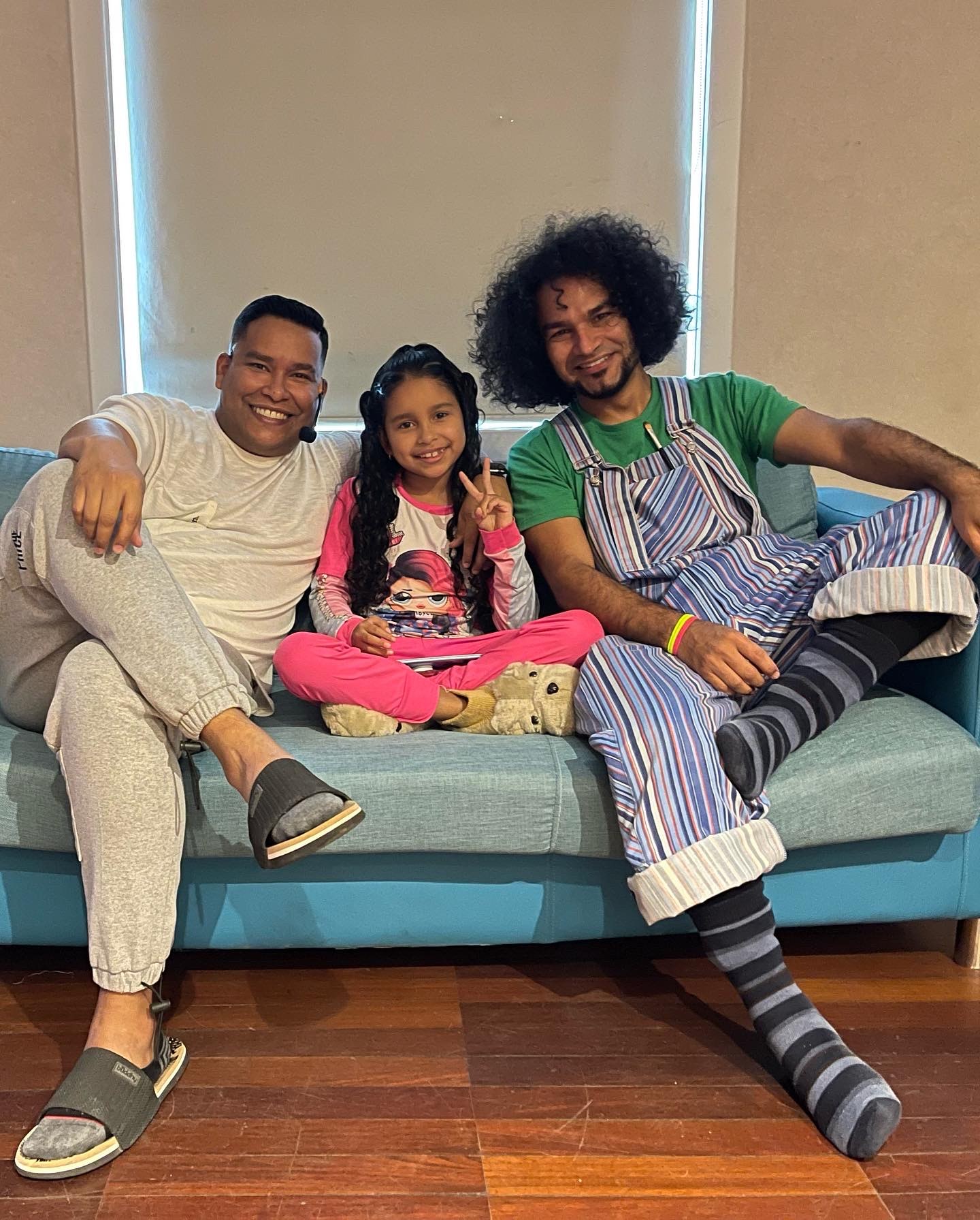 Juan Balza con su hija Gabriela